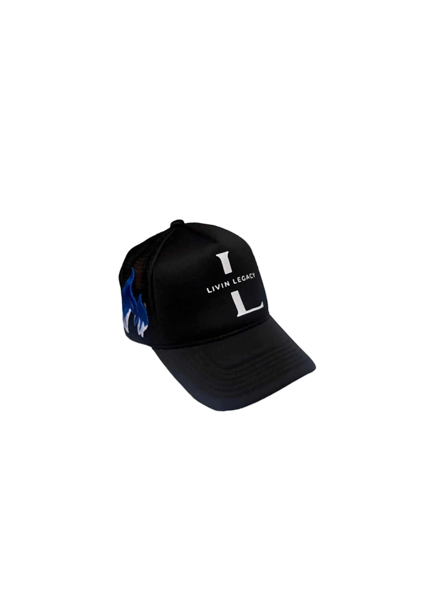 Livin Legacy Blue Flame Trucker Hat