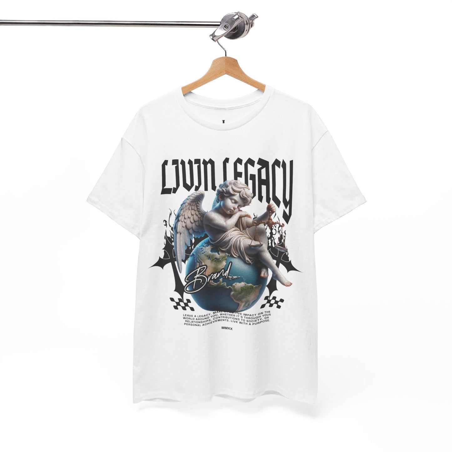 Livin Legacy Guardian Angel White T-shirt