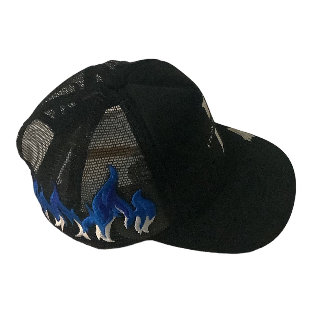 Livin Legacy Blue Flame Trucker Hat