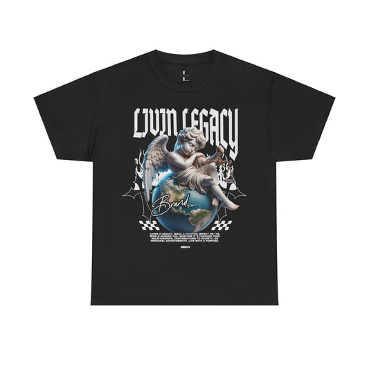Livin Legacy Guardian Angel Black T-shirt