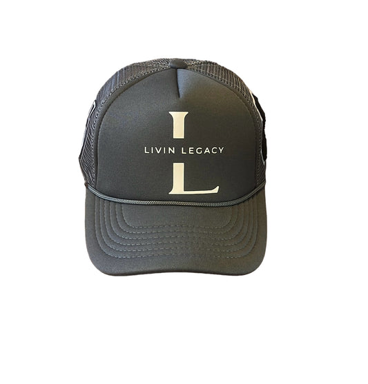 Livin Legacy Charcoal Grey Trucker hat